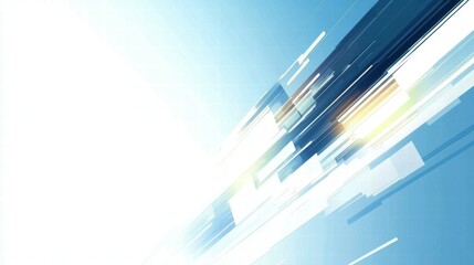 Aufkleber - Abstract digital background with dynamic lines and light effects.