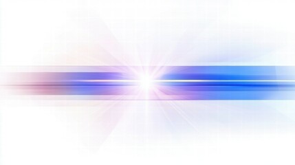 Poster - Abstract light burst with gradient colors and soft lines, suggesting motion or energy.