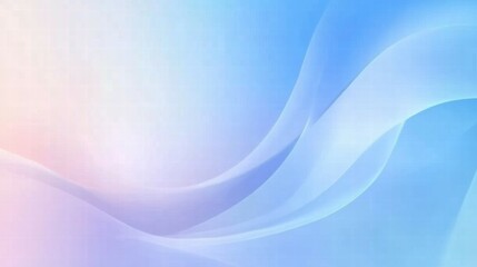 Poster - Soft, flowing abstract background in pastel colors, ideal for digital design and presentations.