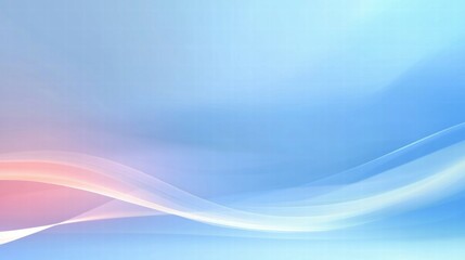 Poster - A smooth gradient background with soft blue and pink hues, ideal for digital designs.