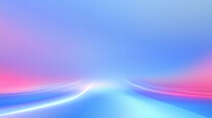 Poster - A smooth gradient background blending soft pink and blue hues, ideal for digital designs.