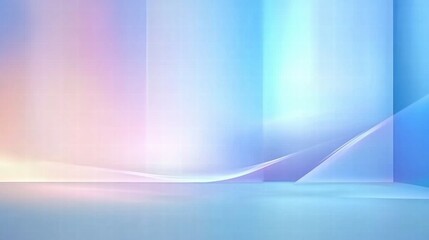 Poster - A soft gradient background featuring pastel colors, ideal for presentations or digital media.
