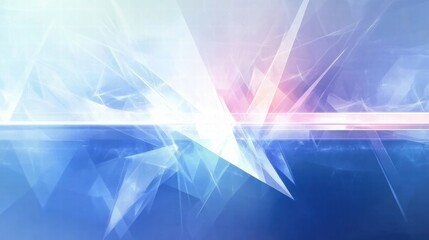 Poster - Abstract digital background with light effects and geometric shapes.