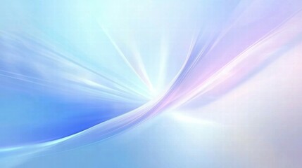 Poster - Soft, abstract gradient design with flowing lines in blue and pink hues.