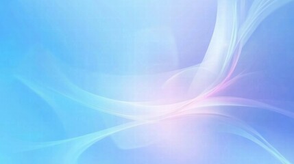 Poster - A soft, abstract gradient background in blue and pink hues, ideal for digital designs.