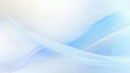 Aufkleber - Soft abstract background with gentle blue and white waves, ideal for design and presentations.