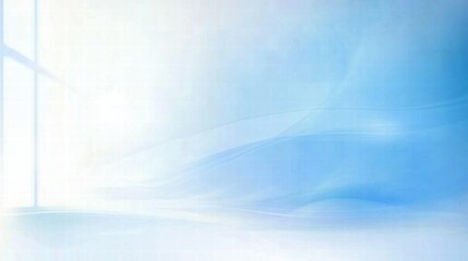 Poster - A soft blue gradient background with light effects, suitable for digital designs.