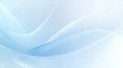 Poster - A soft, abstract background featuring gentle blue waves and gradients for calming visuals.