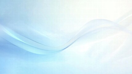Fototapete - A smooth, flowing abstract background in soft blue tones, ideal for presentations or designs.