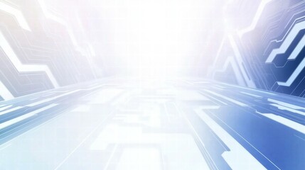 Aufkleber - Abstract digital background with light and circuit-like patterns.