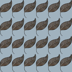 Leaf seamless pattern 