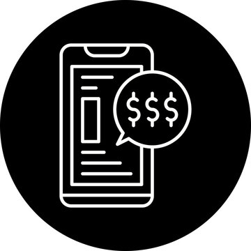 Check Balances icon single vector illustration