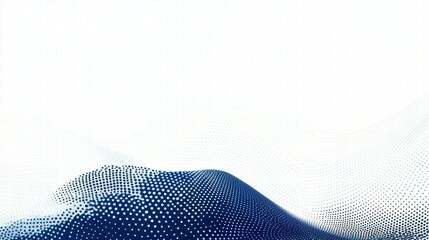 Aufkleber - Abstract design featuring wave-like patterns and gradients in blue and white.