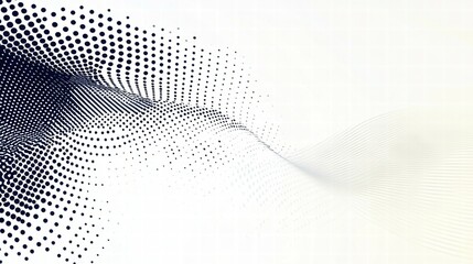 Aufkleber - Abstract design featuring dotted patterns creating a sense of movement and flow.