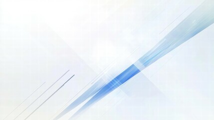 Aufkleber - Abstract blue and white geometric background with diagonal lines and a soft gradient.
