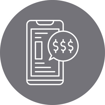 Check Balances icon single vector illustration