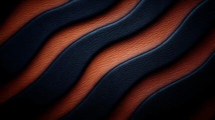 Poster - A captivating abstract texture of wavy lines in deep colors, perfect for creative backgrounds and design projects.