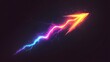 © Jojo* - Fiery Electric Arrow Ascending Through Dark Space
