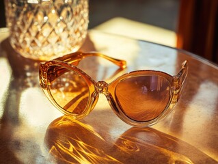 Wall Mural - Sunglasses on Table