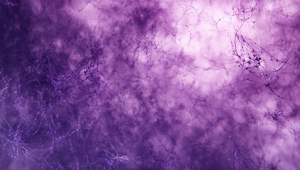Poster - Purple Nebula: Cosmic Web of Mystery