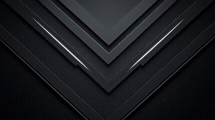 Aufkleber - Chalkboard abstract background idea. Abstract layered shapes in dark tones create a modern visual for design projects.