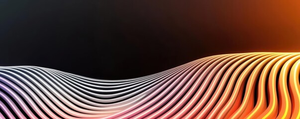Poster - Chalkboard abstract background idea. Abstract wave pattern in vibrant colors, creating a modern and dynamic visual effect.