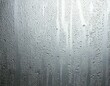© Евгения Жигалкина - Glass condensation, window steam, water droplets, misted surface, cold weather effect, blurred glass, rainy day atmosphere, condensation droplets, texture, foggy window, wet glass background, moisture