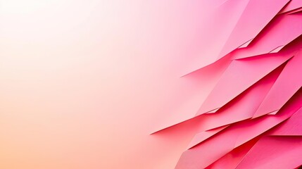 Poster - Velvet abstract background concept. Abstract pink layered paper design creating a modern and vibrant background.