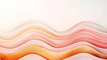 Poster - Velvet abstract background concept. Abstract waves in soft pastel tones create a serene and modern design for various uses.
