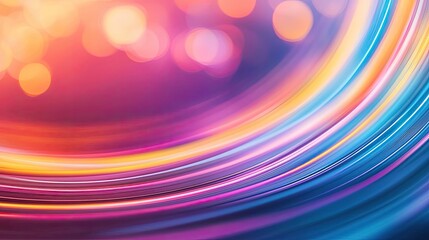 Aufkleber - Rainbow abstract background concept. Vibrant abstract swirls of color, creating a dynamic and modern background effect.