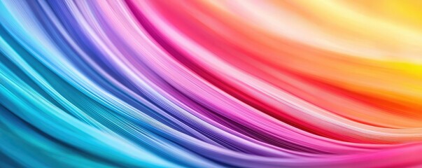 Poster - Rainbow abstract background concept. Vibrant colorful wave abstract background for creative projects and design inspiration.