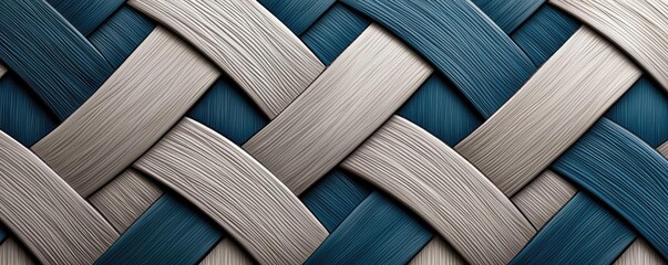 Poster - Mosaic abstract background concept. A detailed close-up of woven fabric showcasing intricate texture and design.