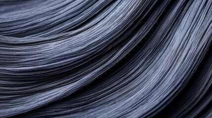 Aufkleber - Ink abstract background idea. Close-up of flowing grey strands, showcasing texture and movement in artistic detail.