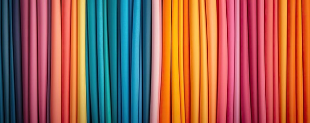 Poster - Rainbow abstract background concept. Vibrant colored lines creating a dynamic and energetic visual pattern.