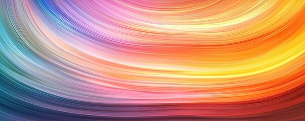 Poster - Rainbow abstract background concept. Abstract colorful waves creating a vibrant and dynamic art piece for modern design.