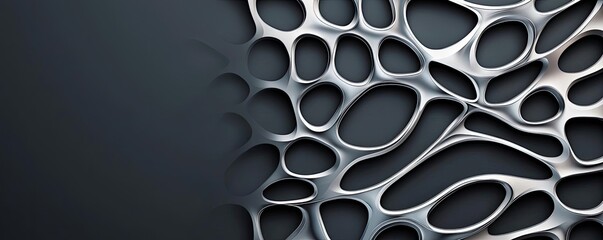Aufkleber - Ink abstract background idea. Abstract design featuring fluid shapes and textures in a sophisticated dark background.