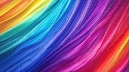 Poster - Rainbow abstract background concept. Vibrant flowing colors create a dynamic and artistic background for creative projects.