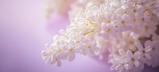 Wall Mural - Elegant pastel pink spring summer background with blooming cherry blossoms and blurred bokeh lights