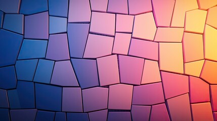 Poster - Mosaic abstract background concept. Colorful mosaic pattern with gradient hues and geometric shapes for creative projects.