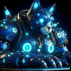 Cat robot blue engine technology