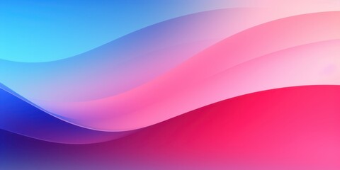 Poster - pink blue smooth gradient background