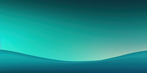 Poster - teal blue gradient copy space background