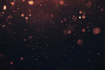 Poster - Vibrant bokeh lights create a magical atmosphere against a dark background during an evening celebration