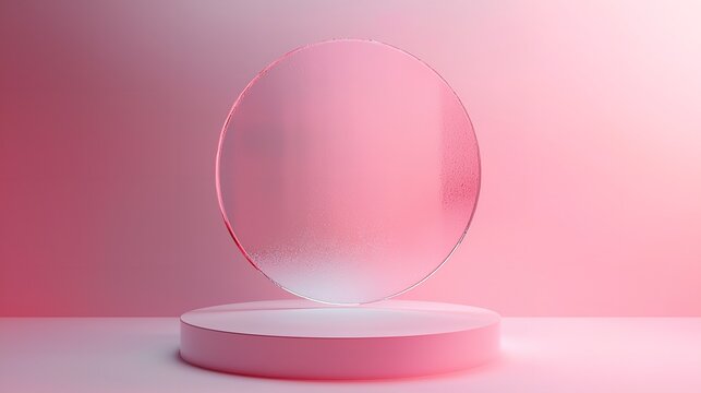 Abstract Geometric Shapes - Square Frosted Glass Texture