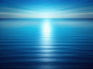 Poster - Abstract Blue Gradient Background, High Depth of Field, Smooth Texture, Digital Art, Stock Photo