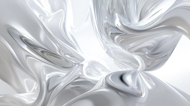 Abstract Gradient Glass Morphism Background - White Theme