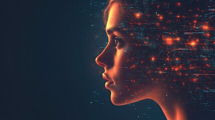 Poster - AI-enhanced digital platforms improving employee collaboration, communication, and project management for efficient business operations in 