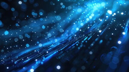 Aufkleber - abstract blue technology background