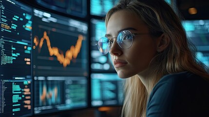 Poster - Business owners and professionals working with AI technology to improve productivity and decision-making, optimizing efficiency through innovative tools and data-driven strategies.