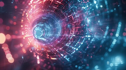 Aufkleber - abstract science futuristic background